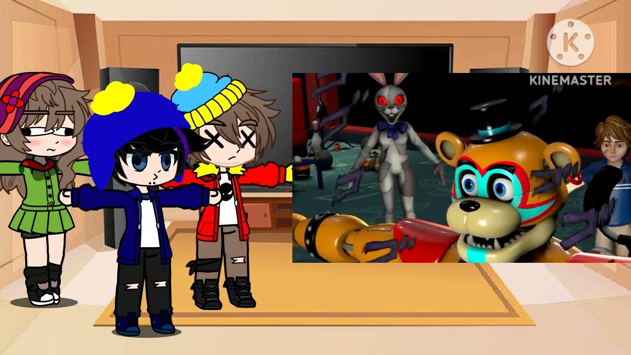 South Park reage Glamrock Freddy reagindo memes de FNAF(@EnderBuilder)