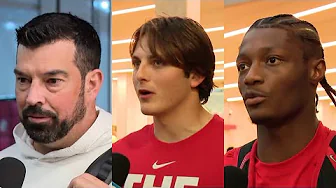 Postgame interviews with Ryan Day and players | Ohio State vs. Wisconsin