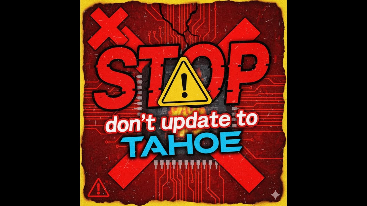 MacOS 26 Taho Ui Horror show