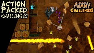Free Physics Game | Bungee Mummy: Challenges App Review | DansTube.TV screenshot 5