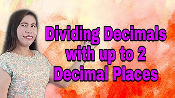 Dividing Decimals With Up To 2 Decimal Places