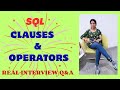 SQL Clauses & Operators in One Video | Beginner to Pro Case Study| Ep-9|#Technical Education