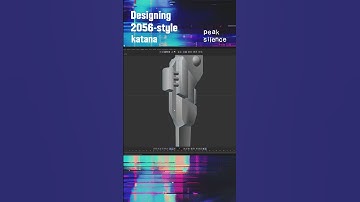 Making Future Style Katana #c4d #digitalfashion #fashiontech