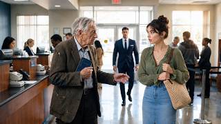 Can You Pretend to Be My Granddaughter for Five Minutes the Old Man Asked at the Bank—She Had No…