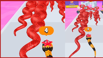 snake run race 3d running game✅Speed run Gameplay✅  snake run race game