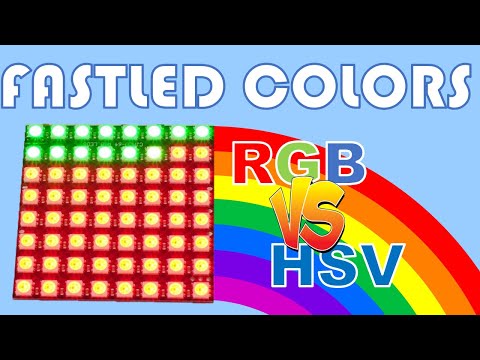 How to select colors for your Arduino led projects. RGB vs HSV