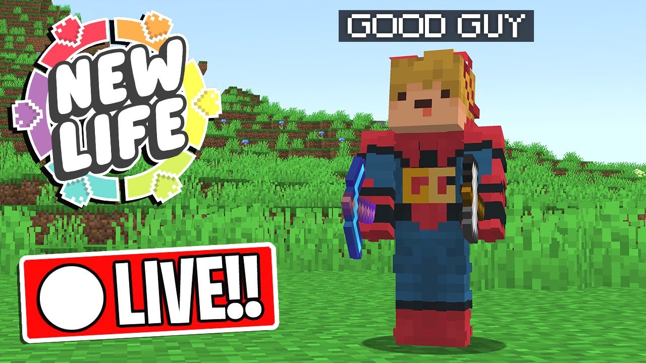 Minecraft Good Guys My First Stream As GOOD GUY On NEW LIFE SMP.. - YouTube