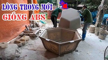 Khuôn lòng trong mới của lục giác 1,2m | khuôn chậu Tiên Yên