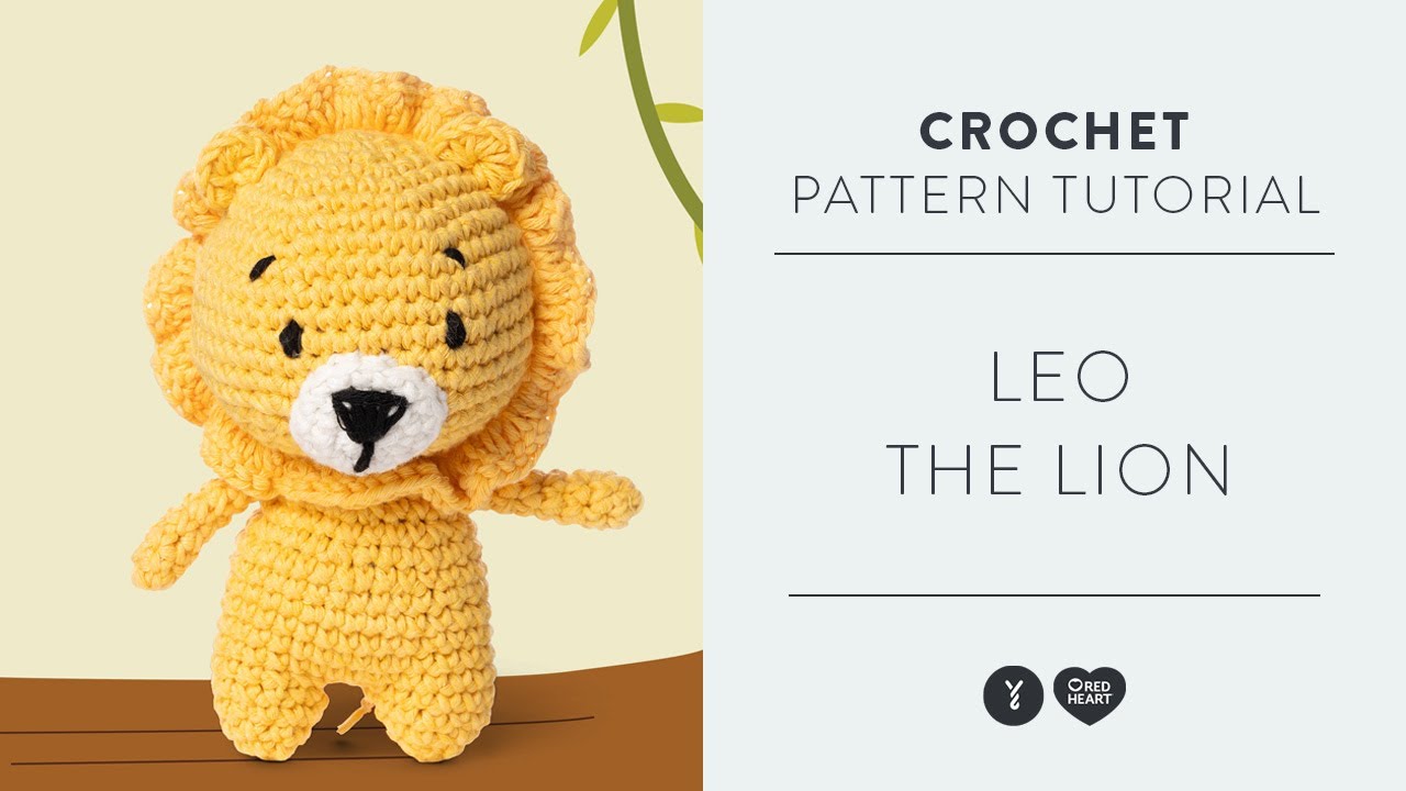 Red Heart Amigurumi Crochet Kit | Leo The Lion | Yarnspirations