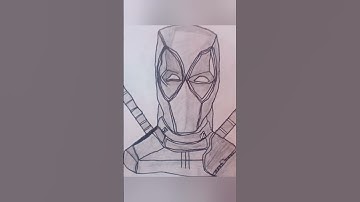 Sketch Art Of Deadpool #deadpool  #marvel #sketch #shorts #viralshorts #trending