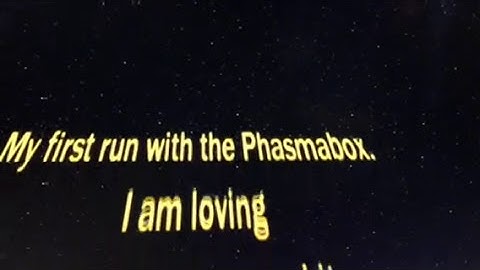 First Phasmabox session