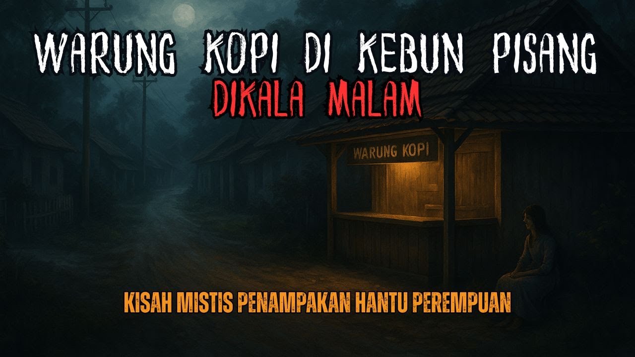 Warung Kopi Di Tepi Kampung Dikala Malam Mencekam