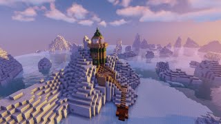 Minecraft Tutorial: How to Build a Frozen Lighthouse (Frozen Ocean Biome)