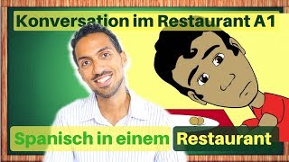 Spanische Vokabeln In Einem Restaurant Spanisch Horen Konversation A1 Fur Anfanger Youtube
