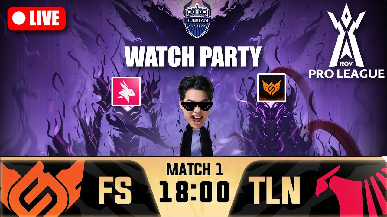 🔴 [Watch Party] RoV Pro League 2025 Summer FULL SENSE🆚 TAON - YouTube