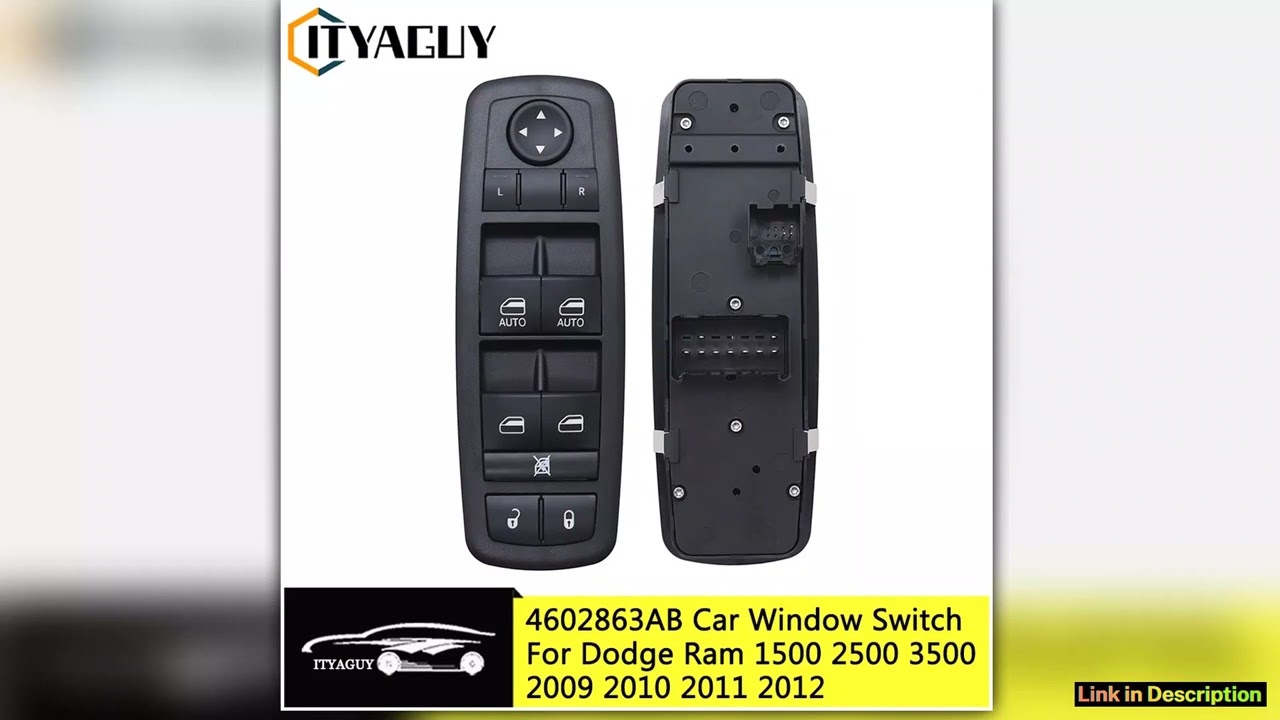 93Pin Master Window Control Switch Button For Dodge Ram 1500 2500 3500 20092012 Car Accessories 460