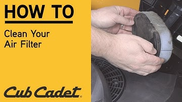 How to Clean or Replace A Riding Lawn Mower Air Filter | Cub Cadet