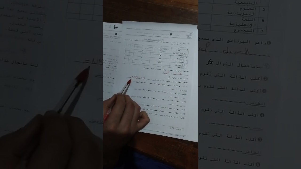 مراجعة مقطع الدوال للفصل الثاني سنة رابعة متوسط  @مصطفاي_للمعلوماتية