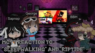Mcyt reaction to EthanAnimatez. Part 1/? : 'Sleepwalking' and 'Riptide' | Rus🇷🇺/ Eng🇬🇧