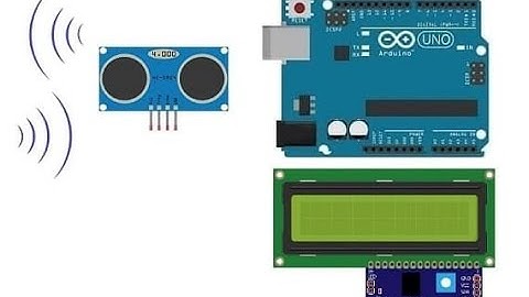 Use of HC-SR04 sensor and I2C LCD screen by Arduino UNO