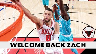 Bulls Win in Zach Lavine and Vooch Return!