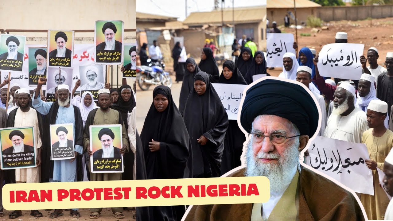 Nigeria northerners Protest over Iran Leader Ayatollah K!led By USA 