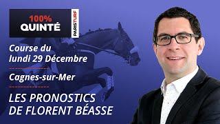 Pronostics Quinté PMU - 100% Quinté du Lundi 29 décembre à Cagnes-sur-Mer screenshot 1