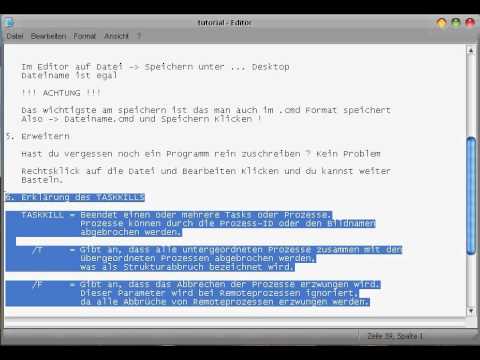 Taskkill Tutorial