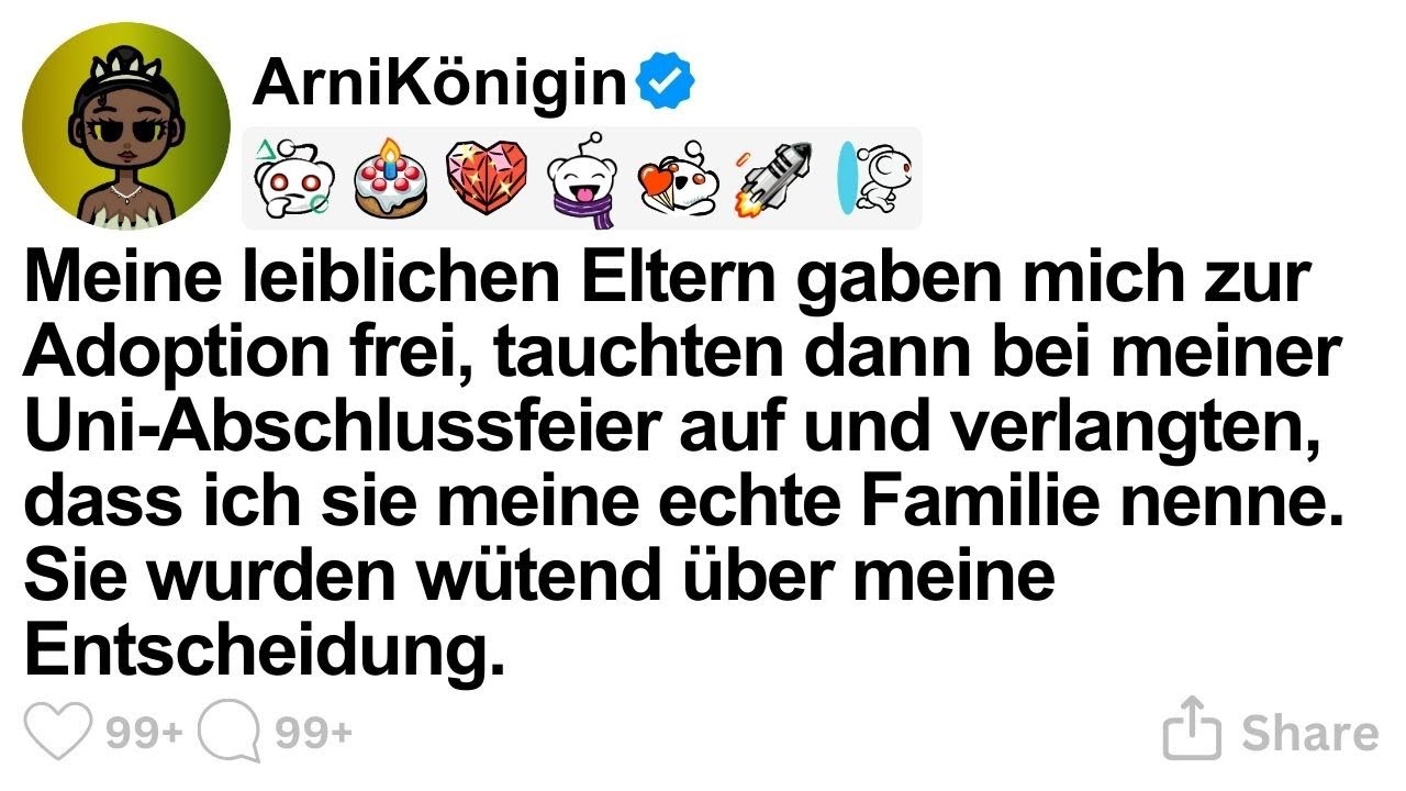 [GANZE STORY] Meine leiblichen Eltern gaben mich zur Adoption frei, tauchten dann bei meiner U