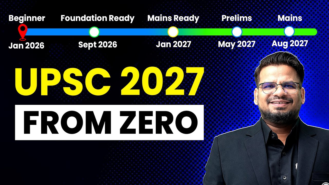 Complete Strategy for UPSC 2027 From Zero 🤔| Complete Roadmap for Beginners | By Prashant Tiwari Sir