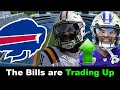 The Buffalo Bills are aggressively trying to trade up in the NFL Draft
