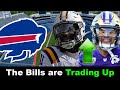 The buffalo bills are aggressively trying to trade up in the nfl draft