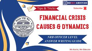 Understanding Financial Crisis Causes & Dynamics | NRB Officer Level Answer Writing Guide | 2082