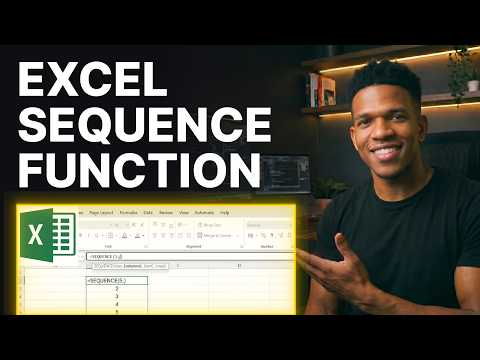 How to Use SEQUENCE Function in Excel (2026) | Step-by-Step