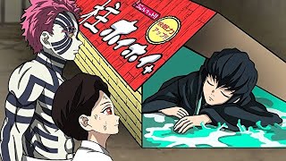 【鬼滅の刃】柱ホイホイにかかった時透無一郎を見に来た猗窩座と無惨【きめつのやいば・demon slayer・귀멸의칼날・あかざ・アニメ・遊郭編・MAD・アフレコ・宇随天元・堕姫・妓夫太郎】