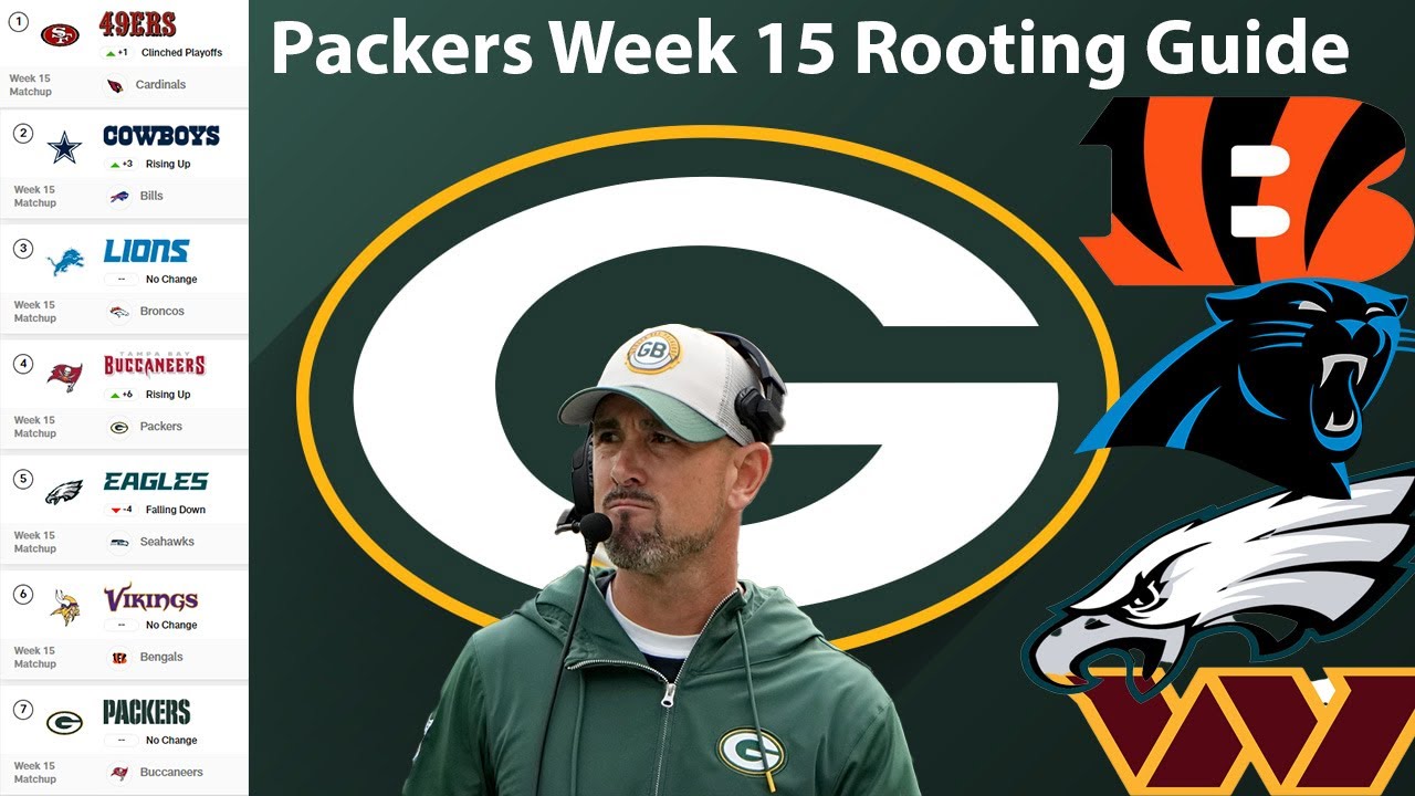 Green Bay Packers' Week 15 Guide: Rooting Guide To The Playoffs