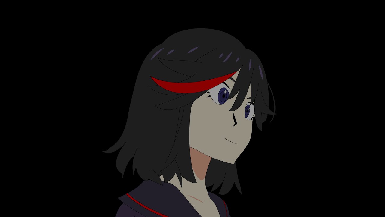 Ryuko Matoi (11 sec. Test animation) - YouTube