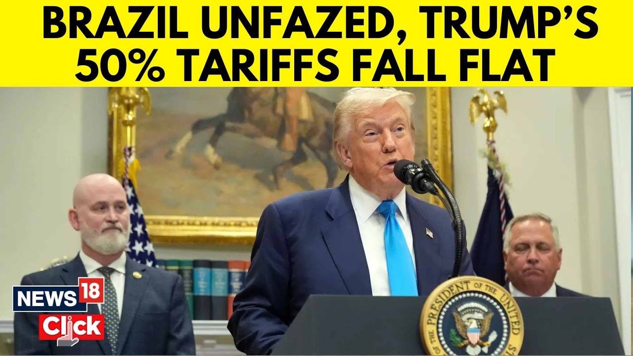 Trump Tariffs | US President Donald Trump Orders 50% Tariffs On Brazil | US Brazil Relations | N18G Trump Tariffs | US President Donald Trump Orders 50% Tariffs On Brazil | US Brazil Relations | N18G