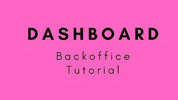 We Share Abundance -- The Dashboard -- Backoffice Tutorial