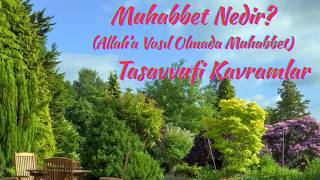 Muhabbet Nedir, Tasavvufi Kavramlar