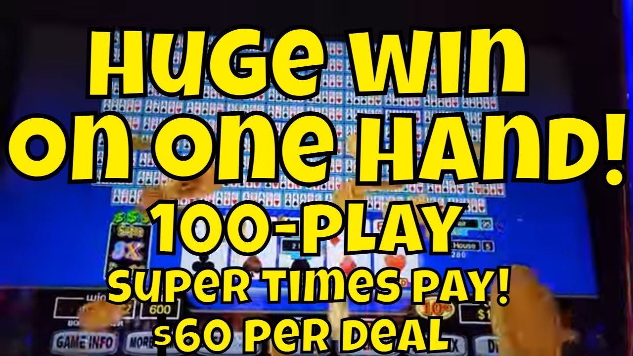 YES! Back to Back! Big wins on Super Times Pay! $60 Spins! Wild