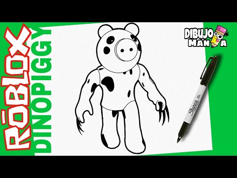 Como Dibujar A Dinopiggy De Piggy Roblox Dibujos De Piggy Roblox Youtube - roblox para colorear de piggy