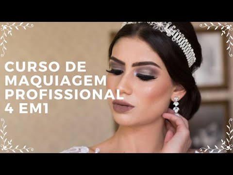 Curso de Maquiagem Profissional 4 em 1-Produtos para pele   Bases