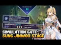 Insane Water Cha Spam - Tier 30 Simulation Gate - Last Stage | Solo Leveling: ARISE
