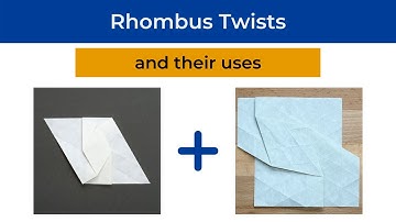 How to fold origami tessellations with rhombus twists