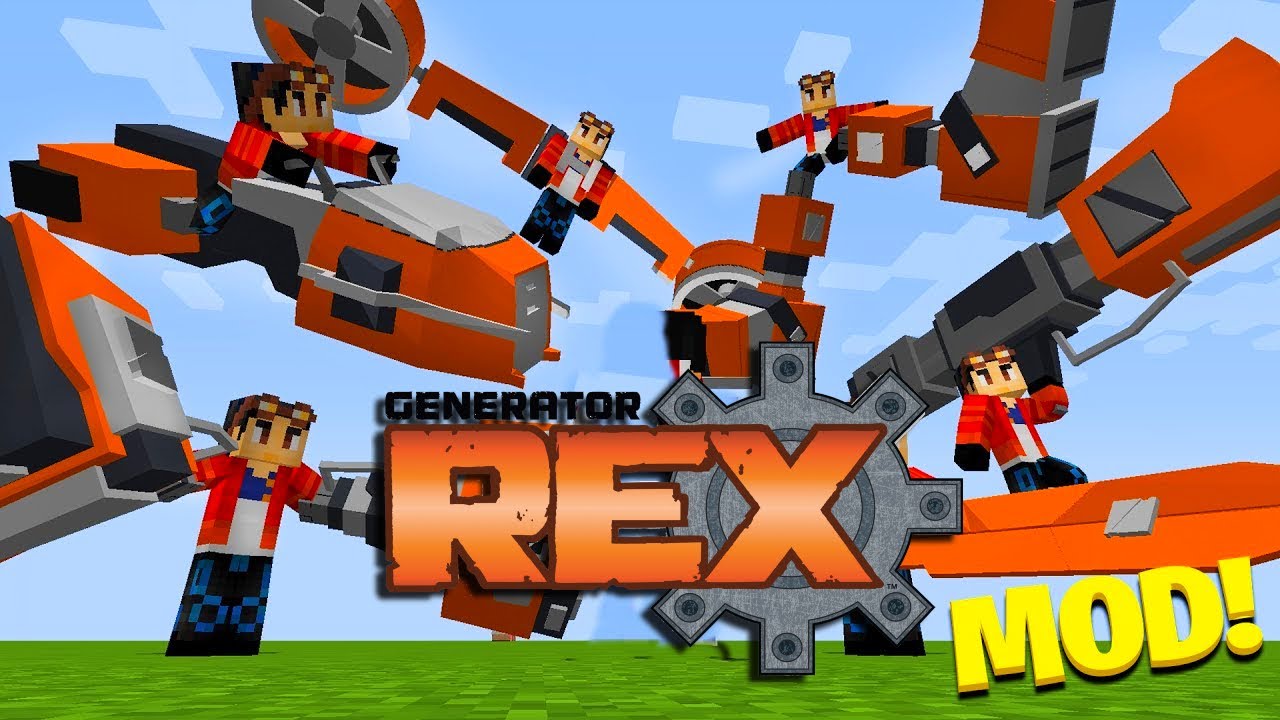 MOD DE GENERADOR REX PARA MINECRAFT PE || GENERADOR REX MOD MINECRAFT ...