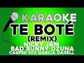 Te Boté Remix KARAOKE con LETRA Nicky Jam Bad Bunny Ozuna Casper Nio García Darell