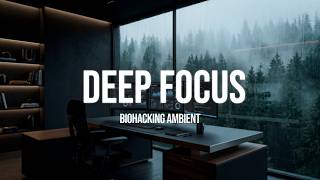 DEEP FOCUS 🎧 2 Hour Biohacking Ambient for Peak Cognitive Performance