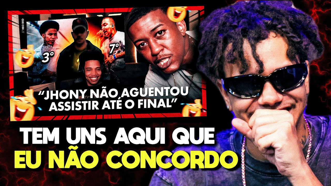 BRENNUZ REAGE a NEO E JHONY REAGEM AO RANKING DOS 30 MELHORES MCS DA HISTÓRIA 🔥😂