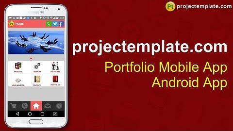 Portfolio Android App source code